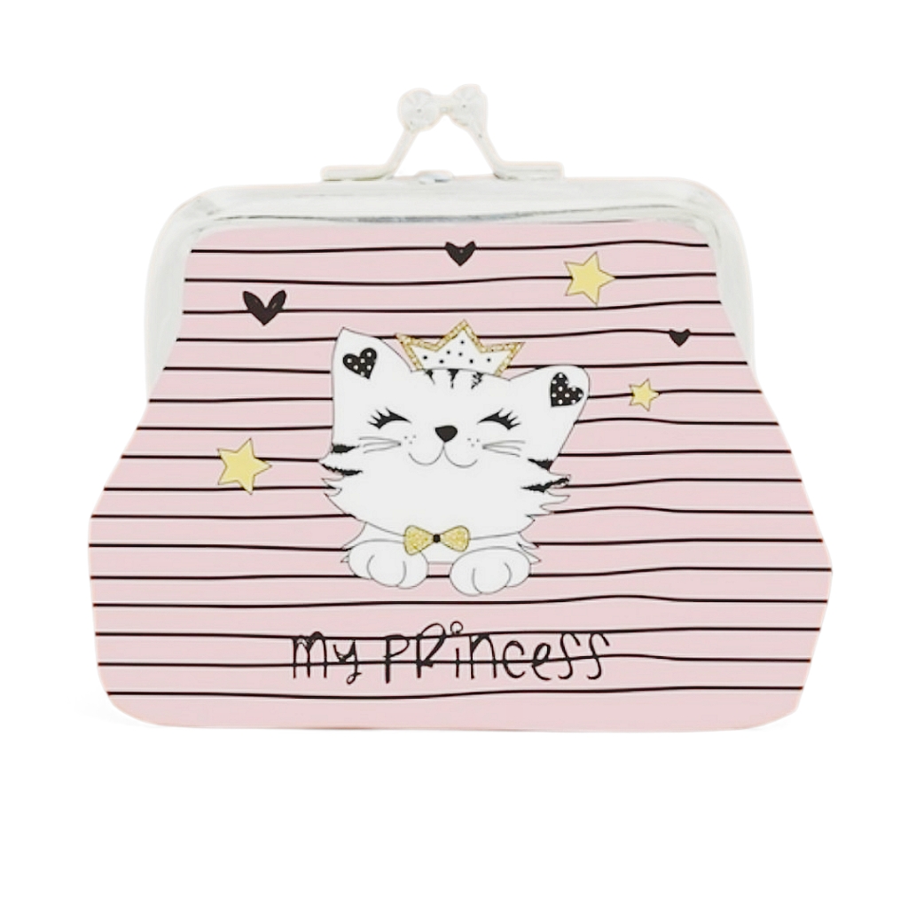 4/$20. Cute Pink Cat Coin Purse. Nwt
